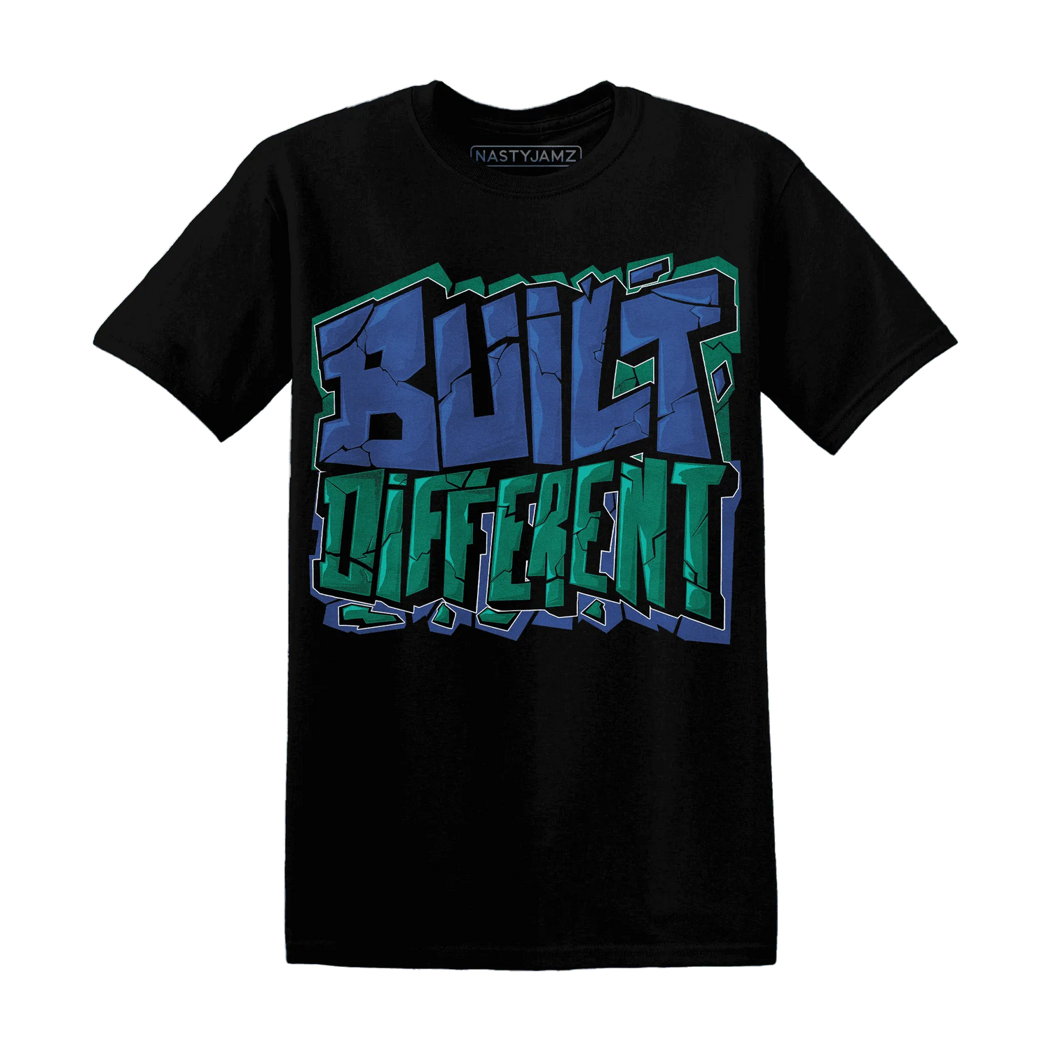 Dunk-Hyper-Royal-Malachite-NastyJamz-T-Shirt-Match-Built-Different