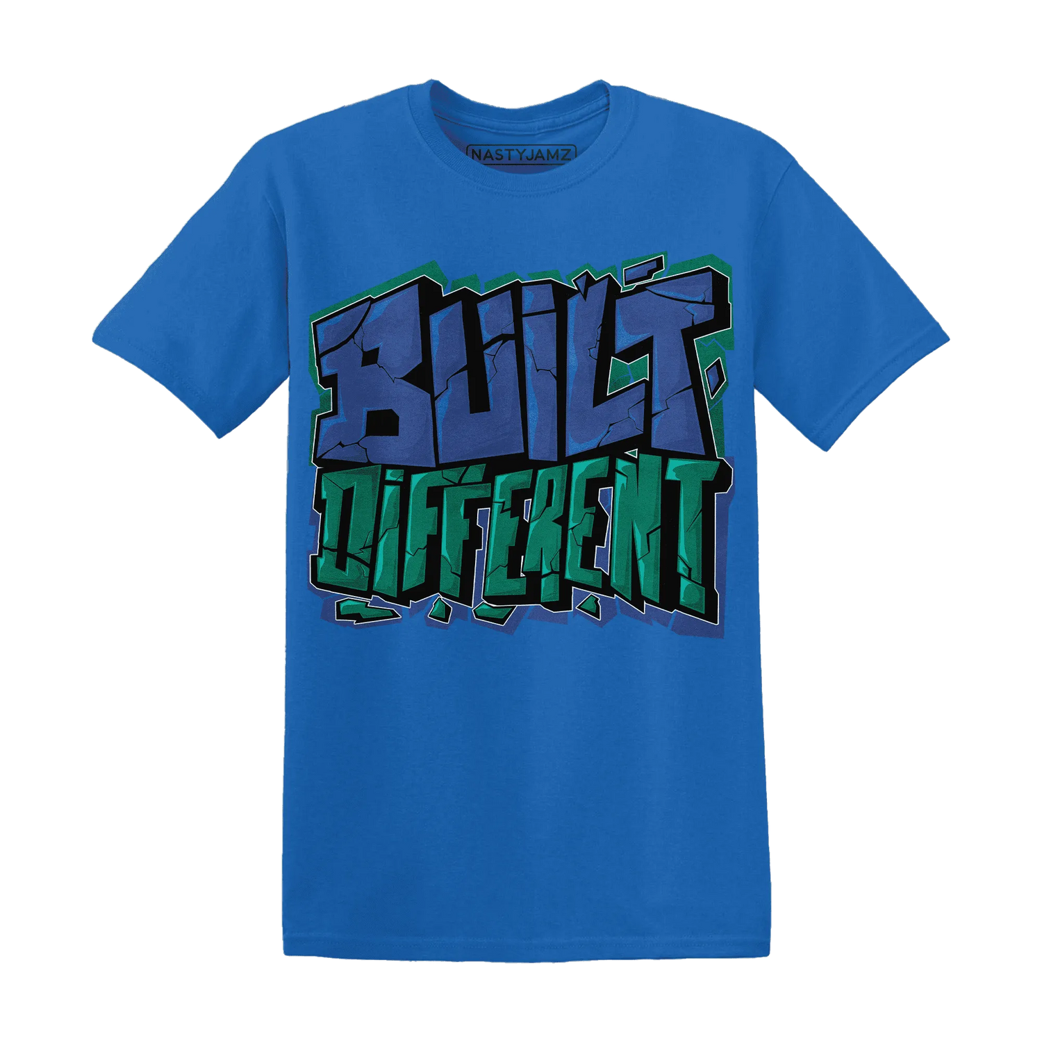 Dunk-Hyper-Royal-Malachite-NastyJamz-T-Shirt-Match-Built-Different