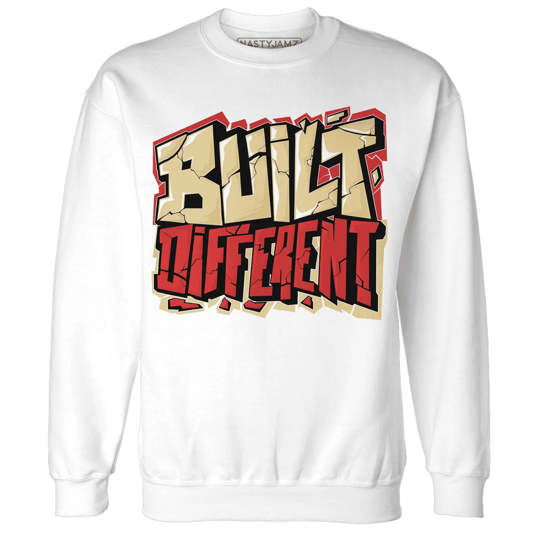 Dunk-Strawberry-Waffle-Pale-Vanilla-University-Red-Sail-Wheat-Low-Retro-NastyJamz-Sweatshirt-Match-Built-Different