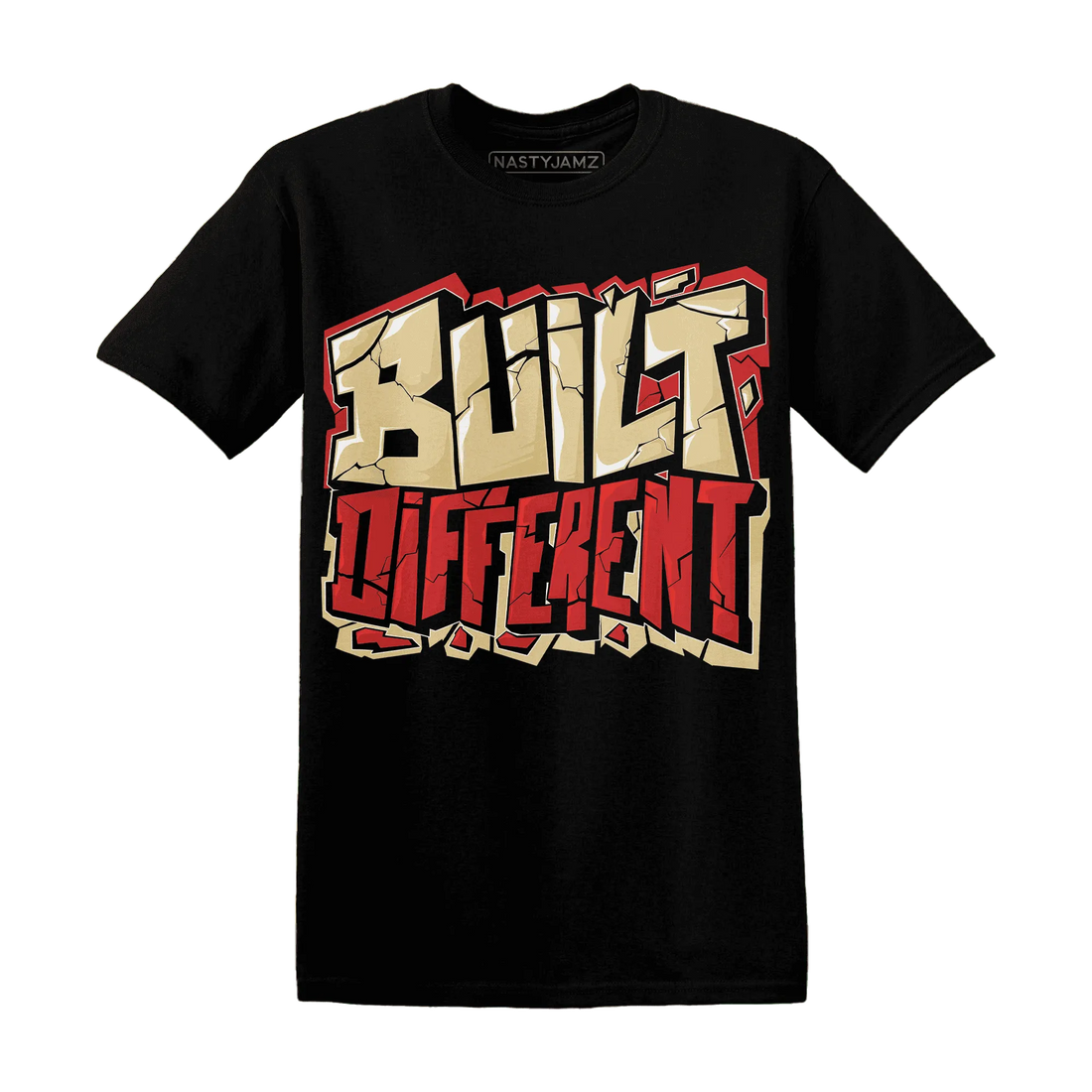 Dunk-Strawberry-Waffle-Pale-Vanilla-University-Red-Sail-Wheat-Low-Retro-NastyJamz-T-Shirt-Match-Built-Different