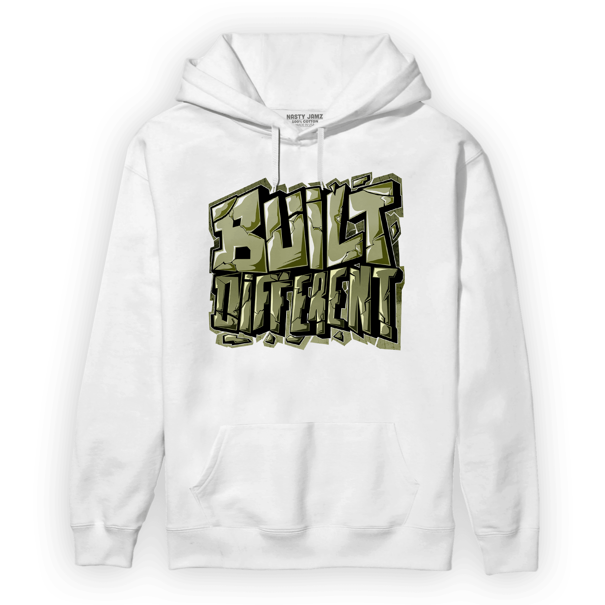 Yeezy Slide Resin Hoodie Match Built Different - NastyJamz