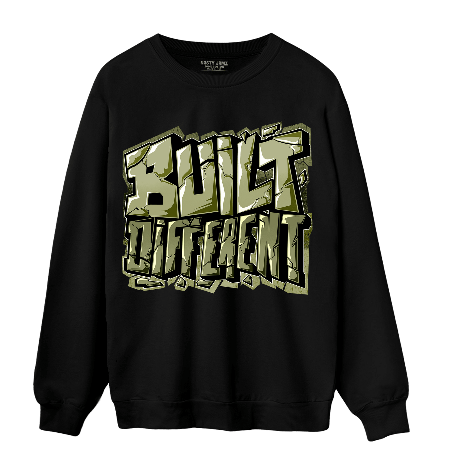 Yeezy Slide Resin Sweatshirt Match Built Different - NastyJamz