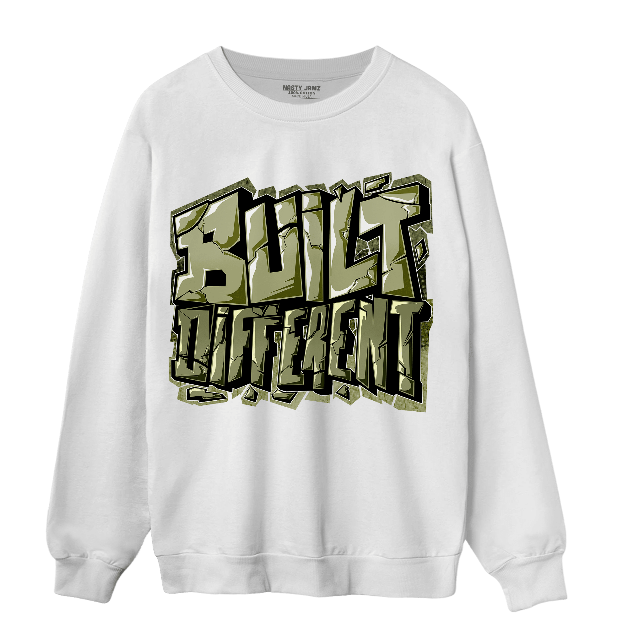 Yeezy Slide Resin Sweatshirt Match Built Different - NastyJamz