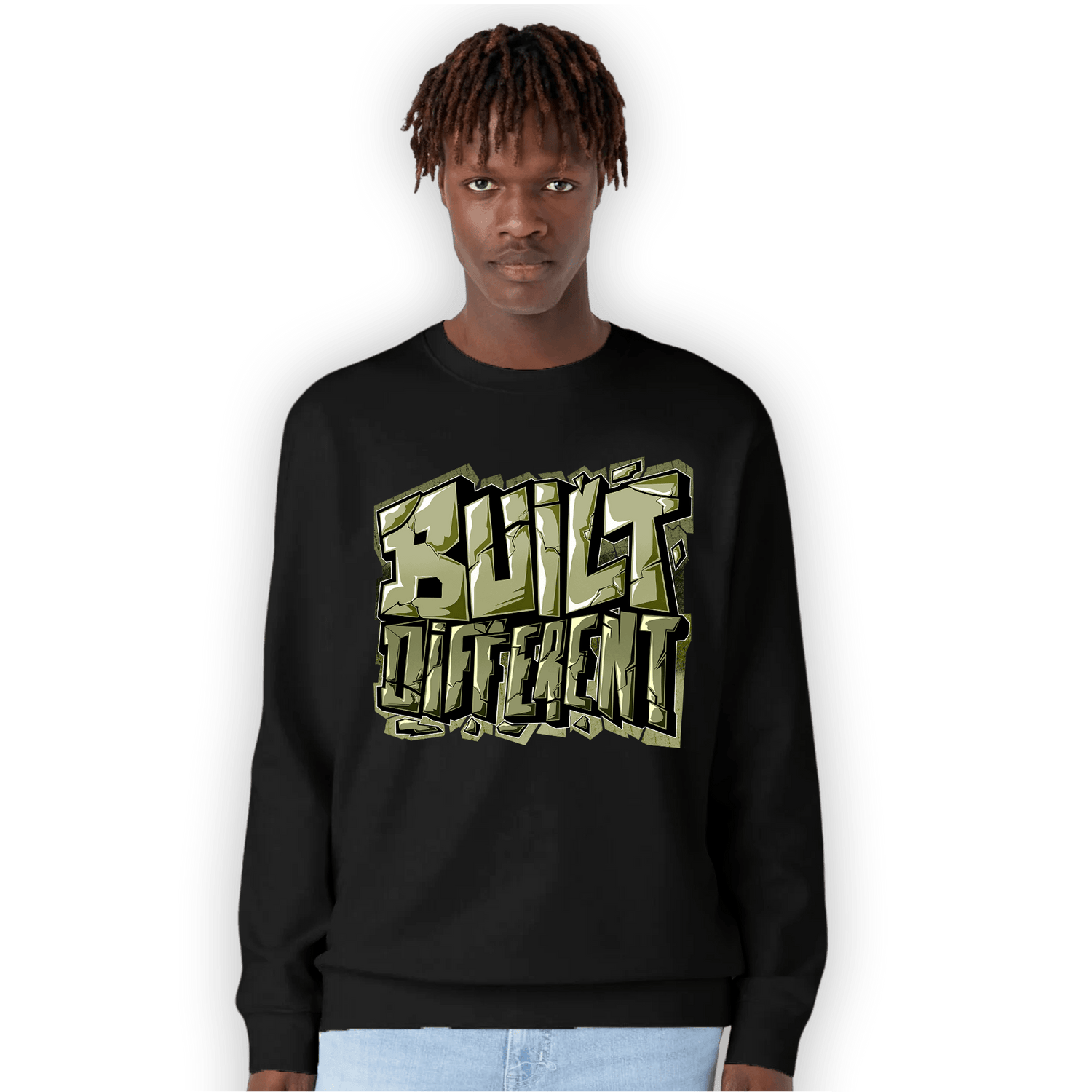 Yeezy Slide Resin Sweatshirt Match Built Different - NastyJamz