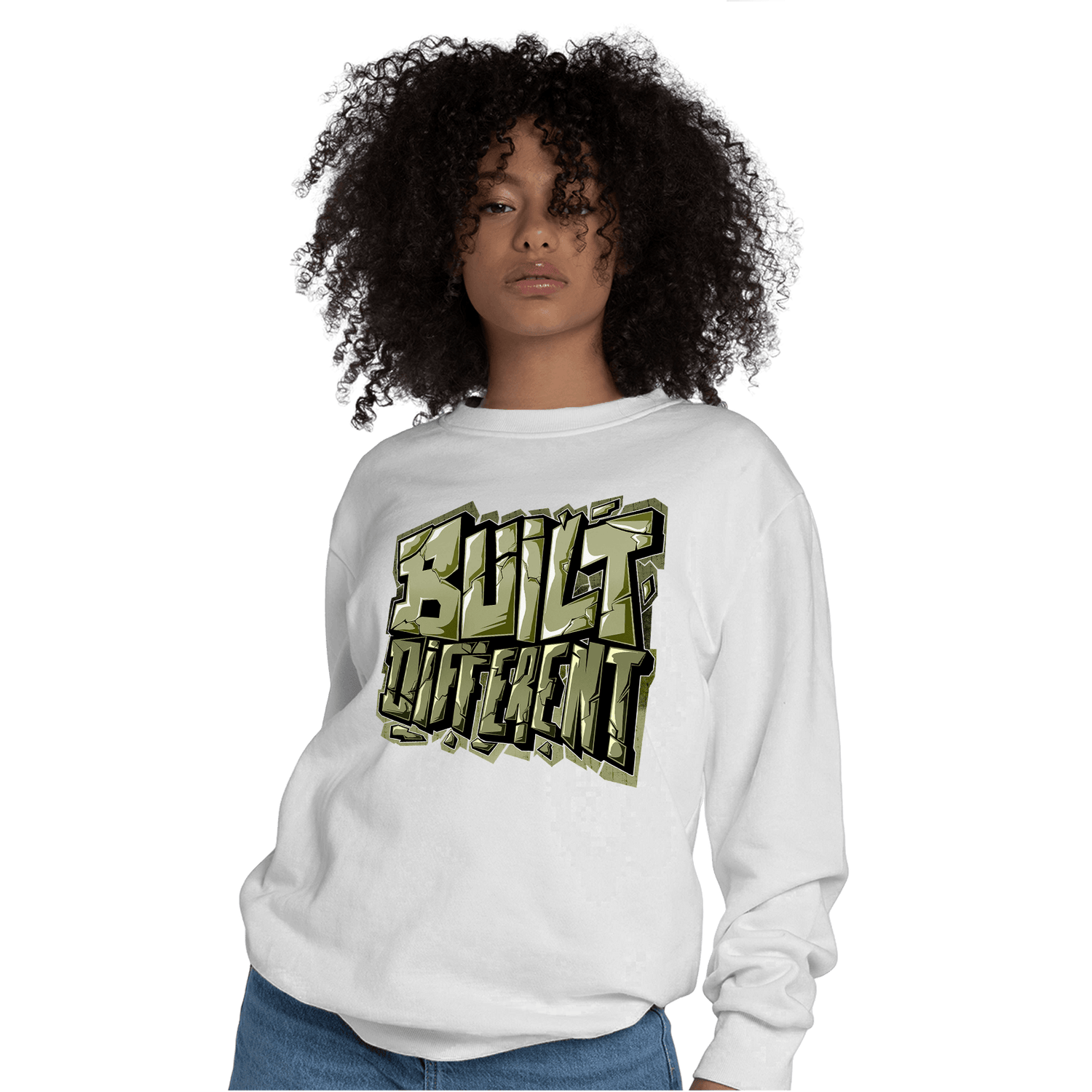 Yeezy Slide Resin Sweatshirt Match Built Different - NastyJamz