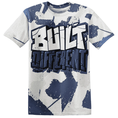 Low-Diffused-Blue-11s-T-Shirt-Match-Built-Different-3D-Broken