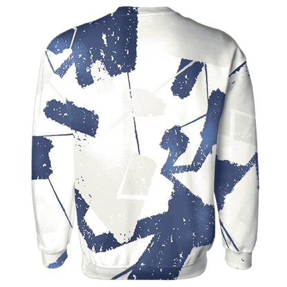 Low-Diffused-Blue-11s-Sweatshirt-Match-Built-Different-3D-Broken