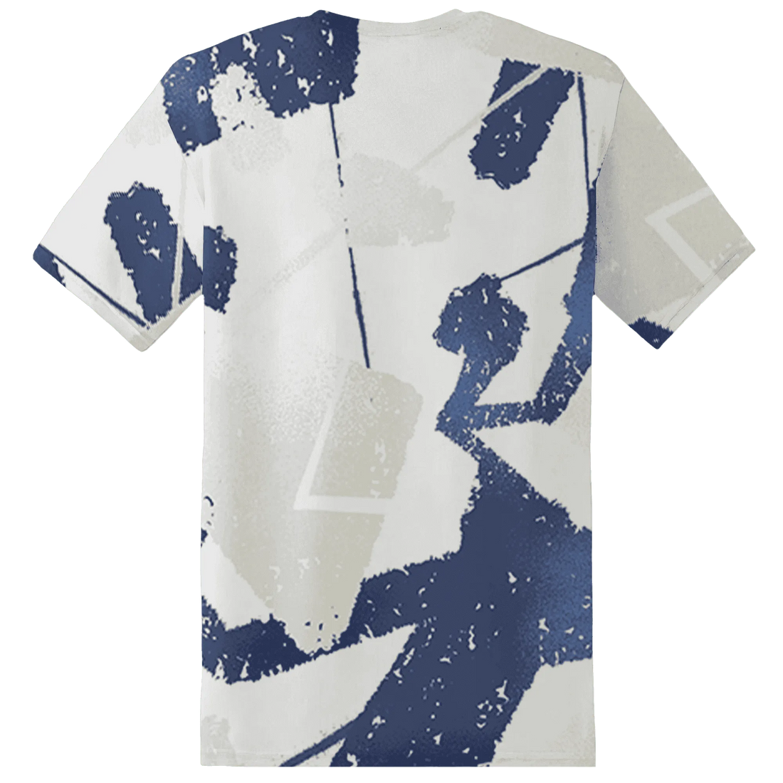 Low-Diffused-Blue-11s-T-Shirt-Match-Built-Different-3D-Broken