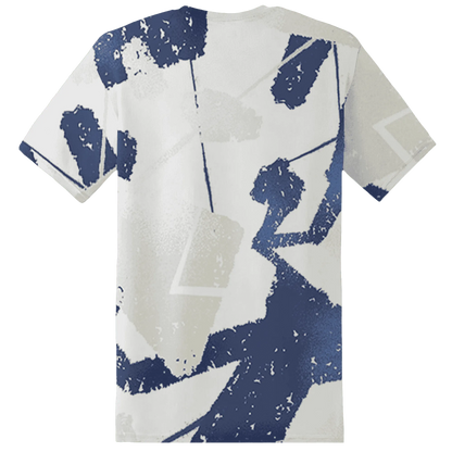 Low-Diffused-Blue-11s-T-Shirt-Match-Built-Different-3D-Broken