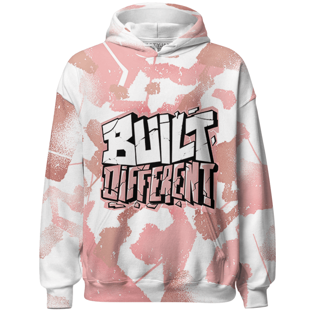 Low Legend Pink 11s Hoodie Match Built Different 3D All-Over Print Broken - NastyJamz