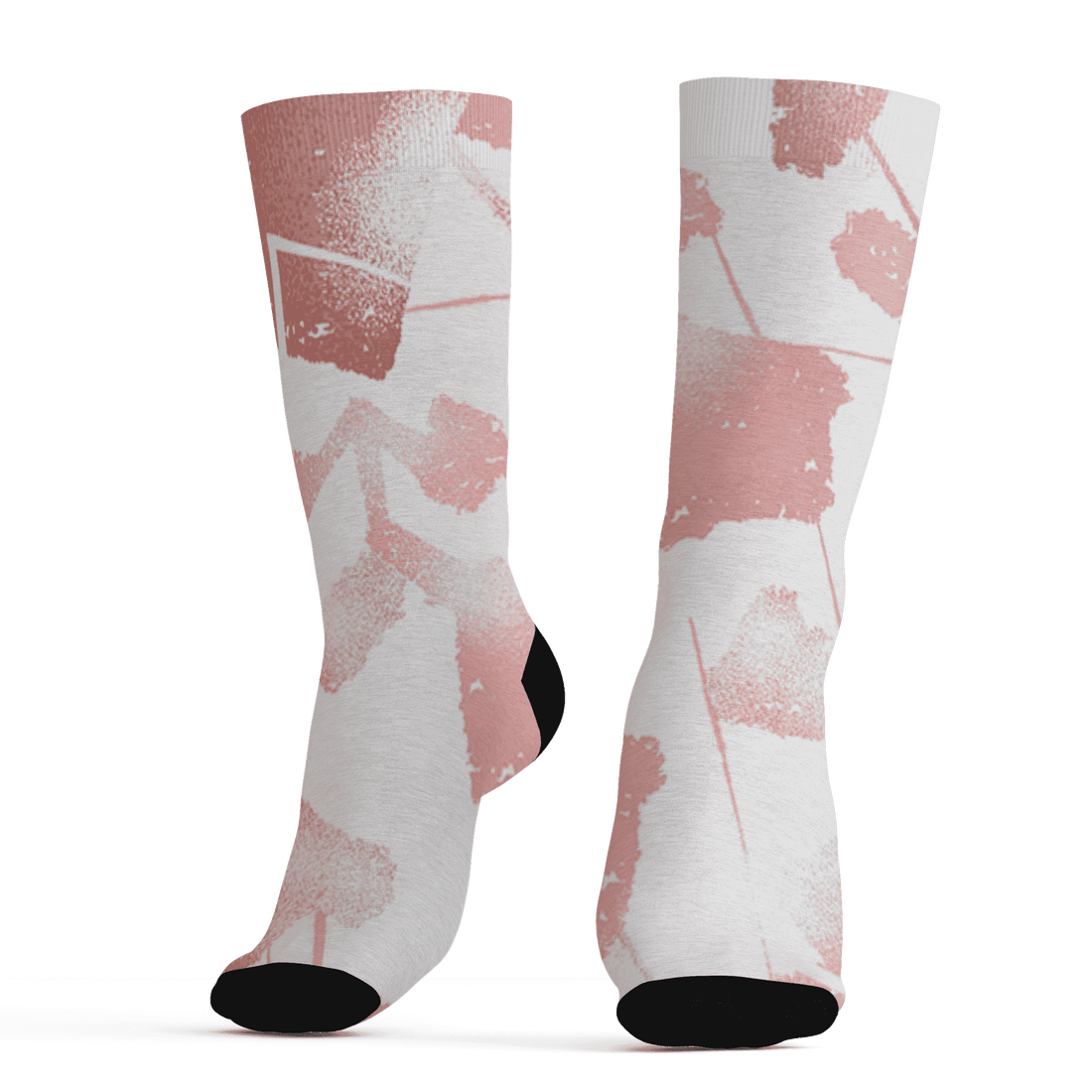 Low Legend Pink 11s Socks Match Built Different 3D All-Over Print Broken - NastyJamz