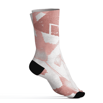 Low Legend Pink 11s Socks Match Built Different 3D All-Over Print Broken - NastyJamz