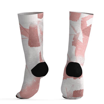 Low Legend Pink 11s Socks Match Built Different 3D All-Over Print Broken - NastyJamz