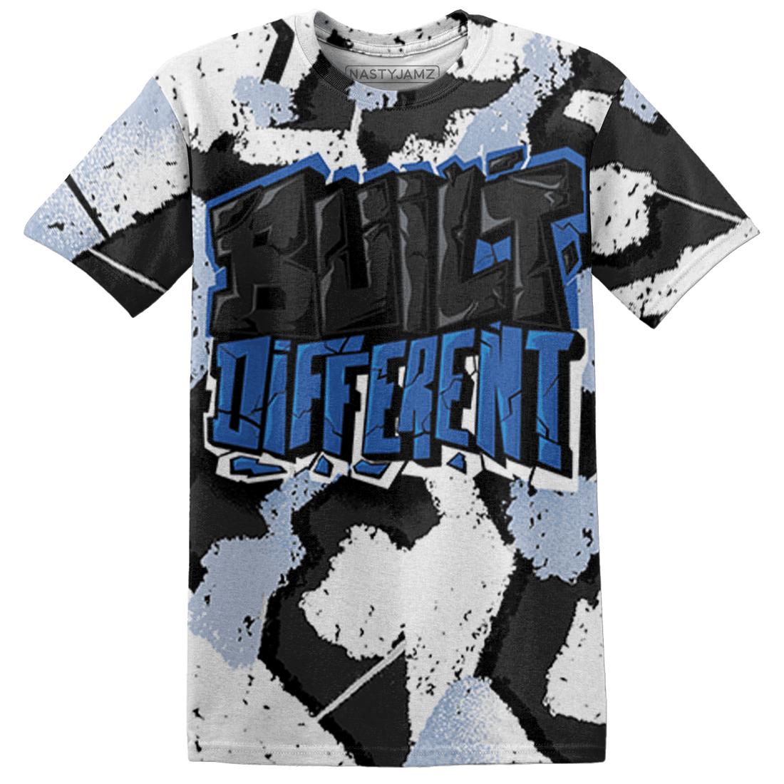 Low Space Jamz 11s T Shirt Match Built Different 3D All-Over Print Broken - NastyJamz