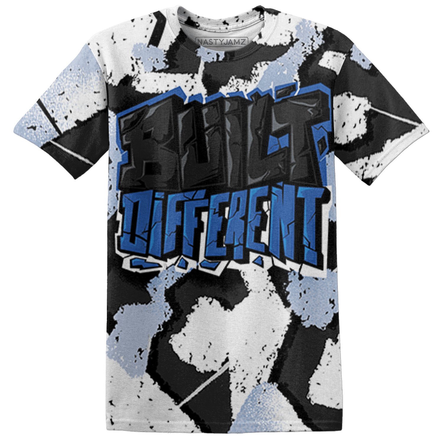 Low Space Jamz 11s T Shirt Match Built Different 3D All-Over Print Broken - NastyJamz