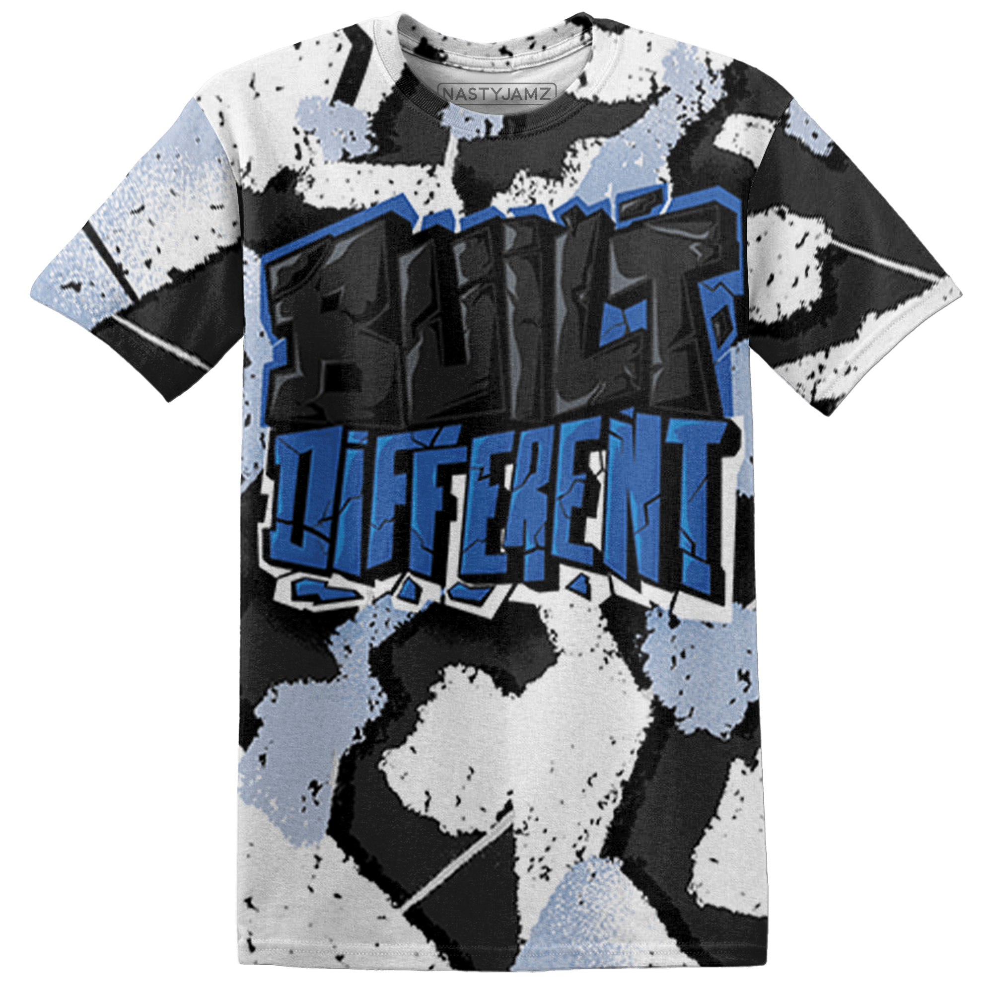 Low Space Jamz 11s T Shirt Match Built Different 3D All-Over Print Broken - NastyJamz