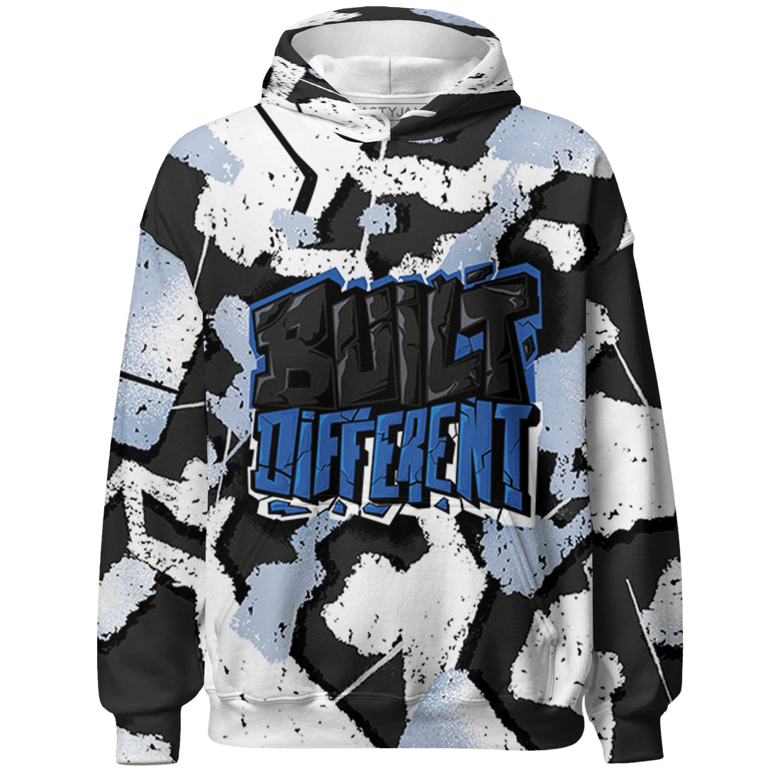 Low Space Jamz 11s Hoodie Match Built Different 3D All-Over Print Broken - NastyJamz