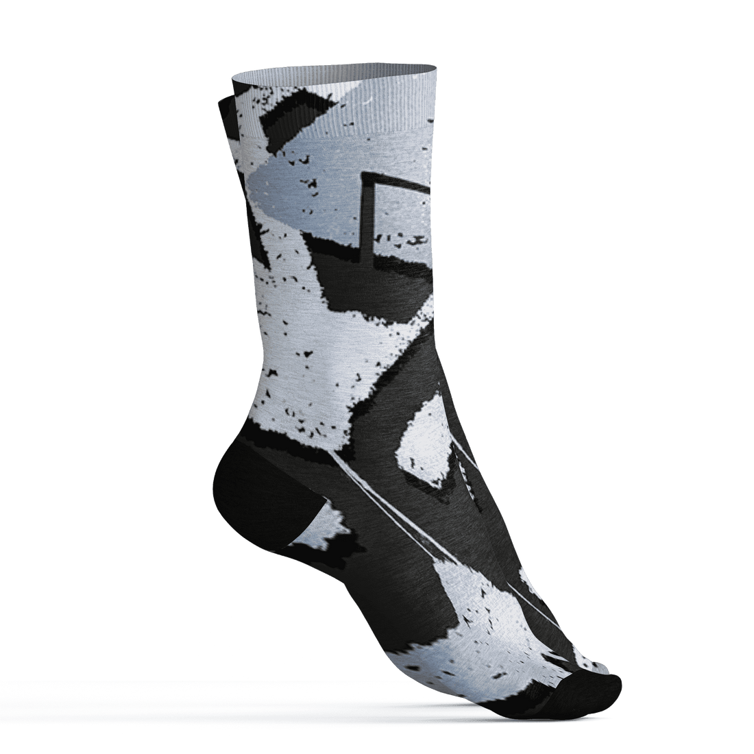 Low Space Jamz 11s Socks Match Built Different 3D All-Over Print Broken - NastyJamz