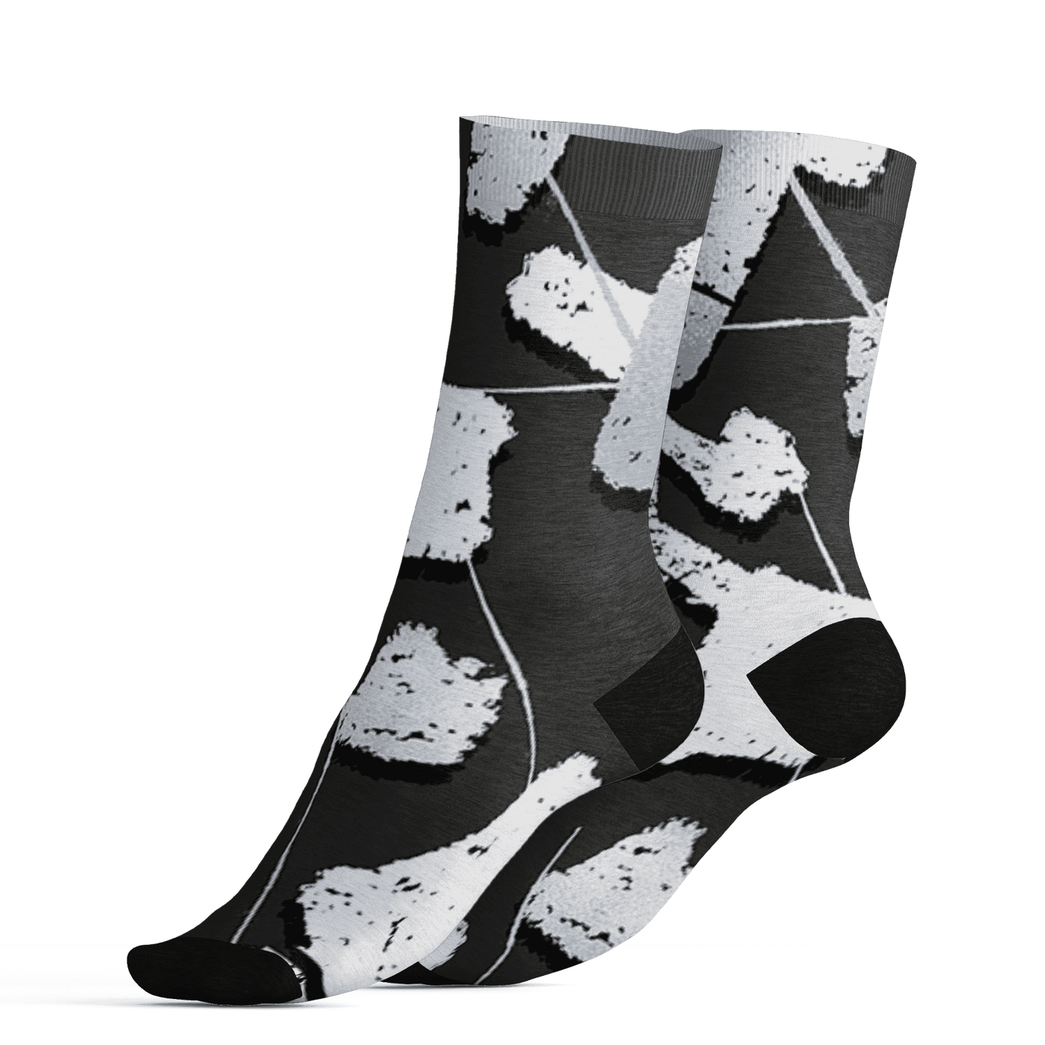 Low Space Jamz 11s Socks Match Built Different 3D All-Over Print Broken - NastyJamz
