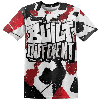 Retro Red Taxi 12s T Shirt Match Built Different 3D All-Over Print Broken - NastyJamz