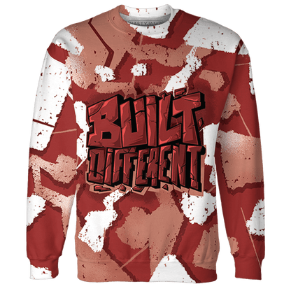 Dune Red 13s Sweatshirt Match Built Different 3D All-Over Print Broken - NastyJamz