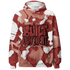 Dune Red 13s Hoodie Match Built Different 3D All-Over Print Broken - NastyJamz