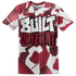 High 85 Metallic Burgundy 1s T Shirt Match Built Different 3D All-Over Print Broken - NastyJamz