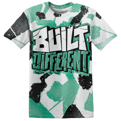 High OG Green Glow 1s T Shirt Match Built Different 3D All-Over Print Broken - NastyJamz