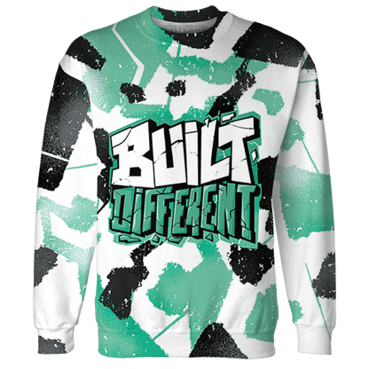 High OG Green Glow 1s Hoodie Match Built Different 3D All-Over Print - NastyJamz