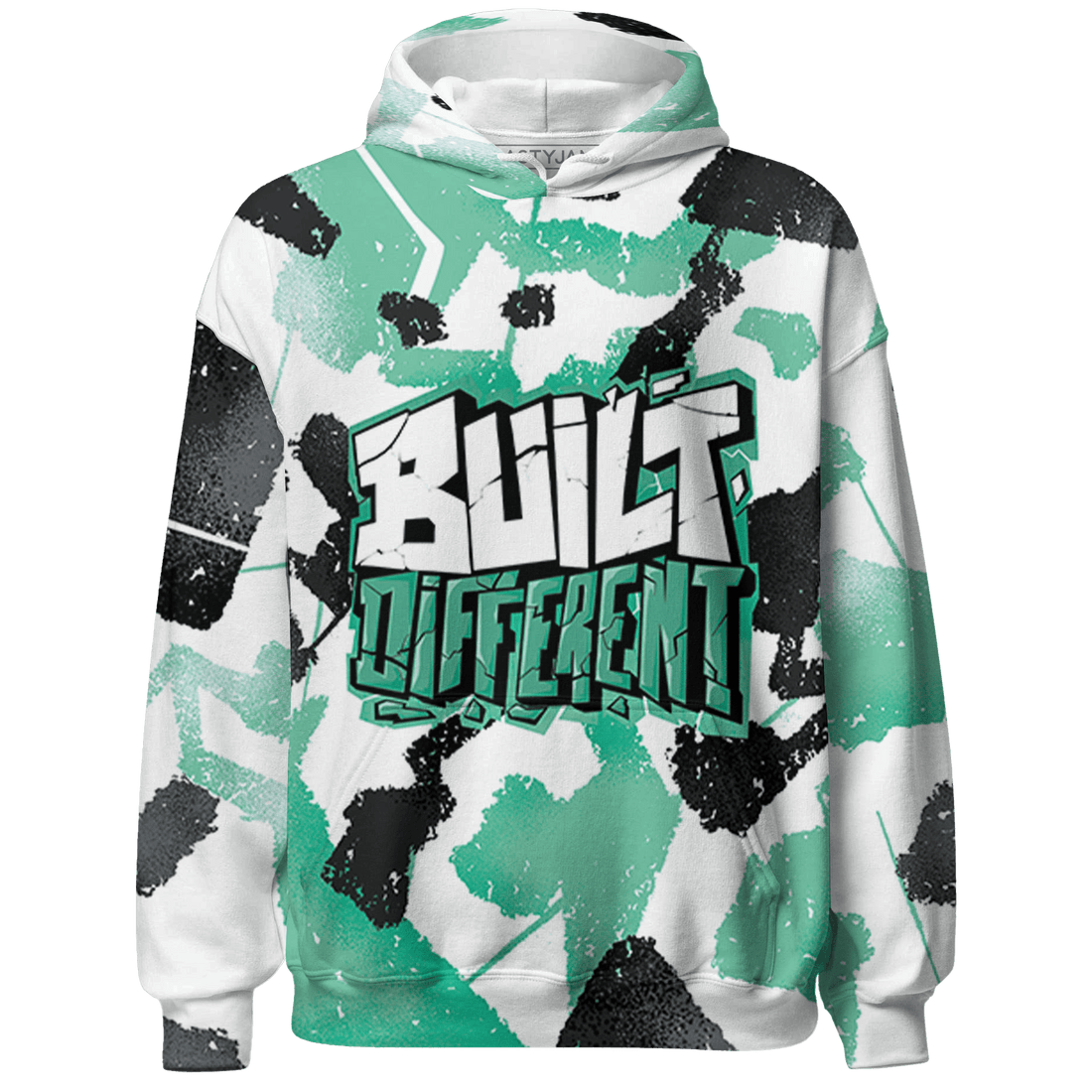 High OG Green Glow 1s Sweatshirt Match Built Different 3D All-Over Print - NastyJamz