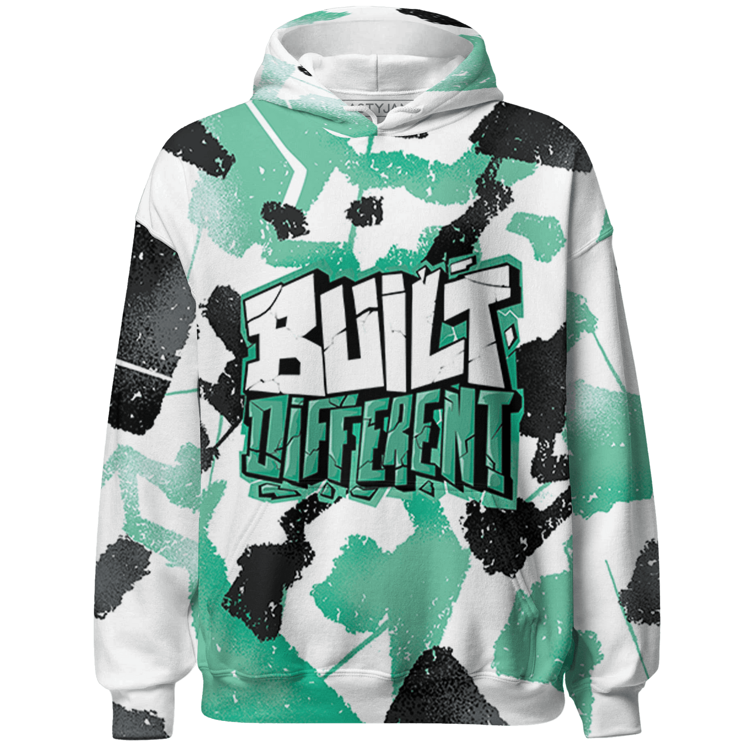 High OG Green Glow 1s Sweatshirt Match Built Different 3D All-Over Print - NastyJamz