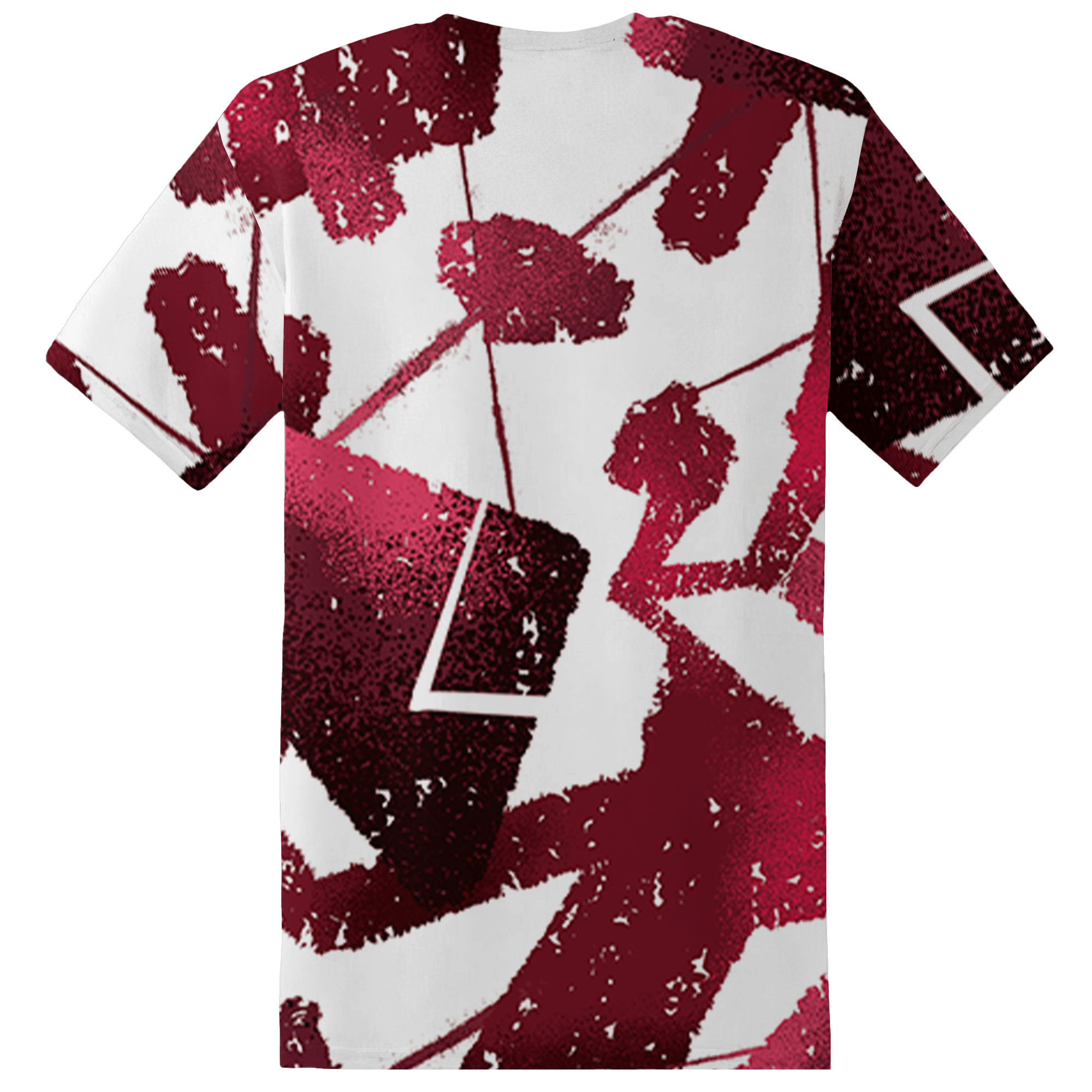 High White Team Red 1s T Shirt Match Built Different 3D All-Over Print Broken - NastyJamz