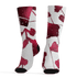 High White Team Red 1s Socks Match Built Different 3D All-Over Print Broken - NastyJamz