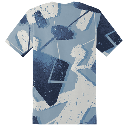 Mid Diffused Blue Grey 1s T Shirt Match Built Different 3D All-Over Print Broken - NastyJamz