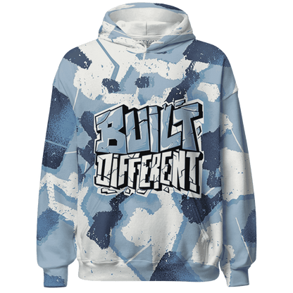 Mid Diffused Blue Grey 1s Hoodie Match Built Different 3D All-Over Print Broken - NastyJamz