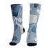 Mid Diffused Blue Grey 1s Socks Match Built Different 3D All-Over Print Broken - NastyJamz