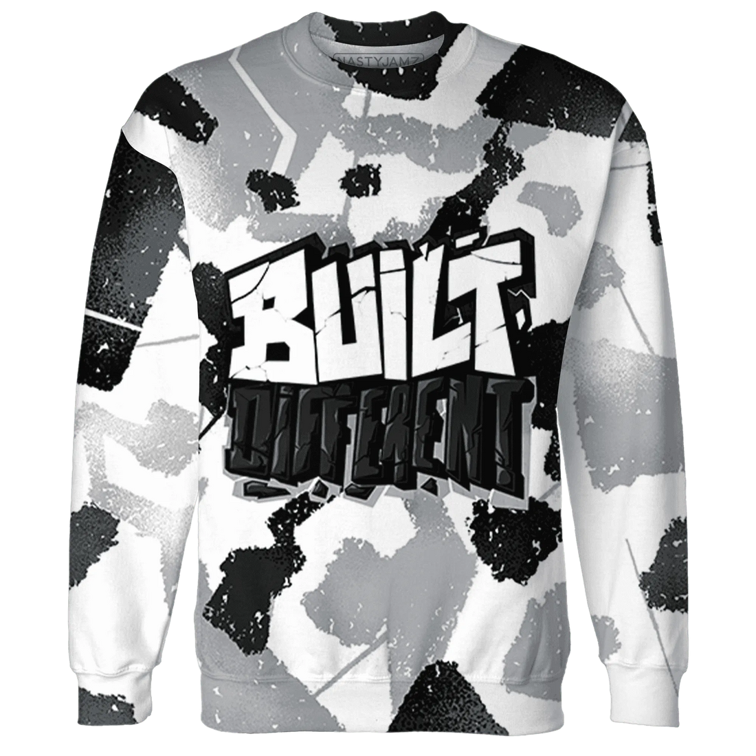 Wolf-Grey-1s-Sweatshirt-Match-Built-Different-3D-Broken