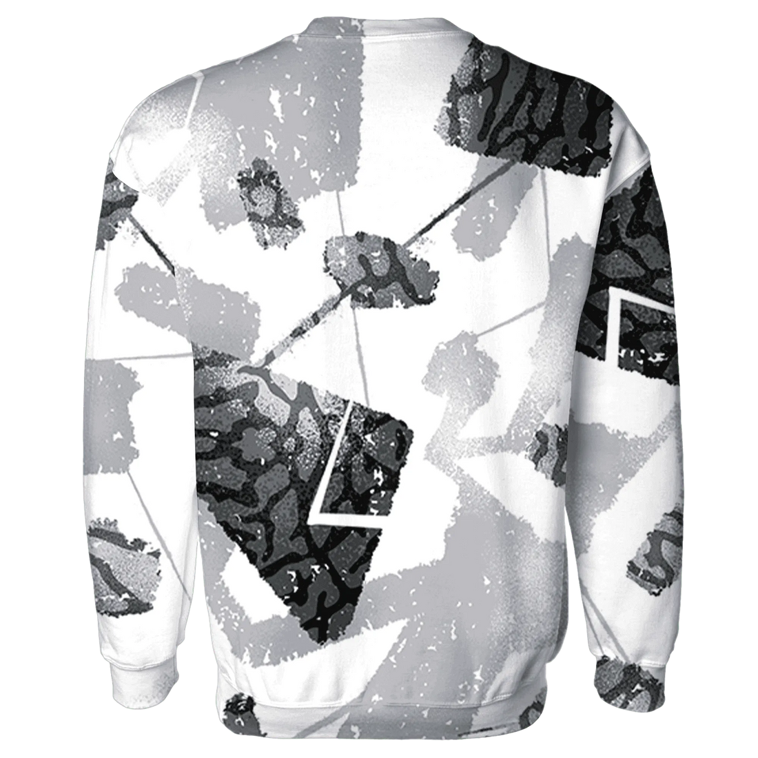 Cement-Grey-3s-Sweatshirt-Match-Built-Different-3D-Broken