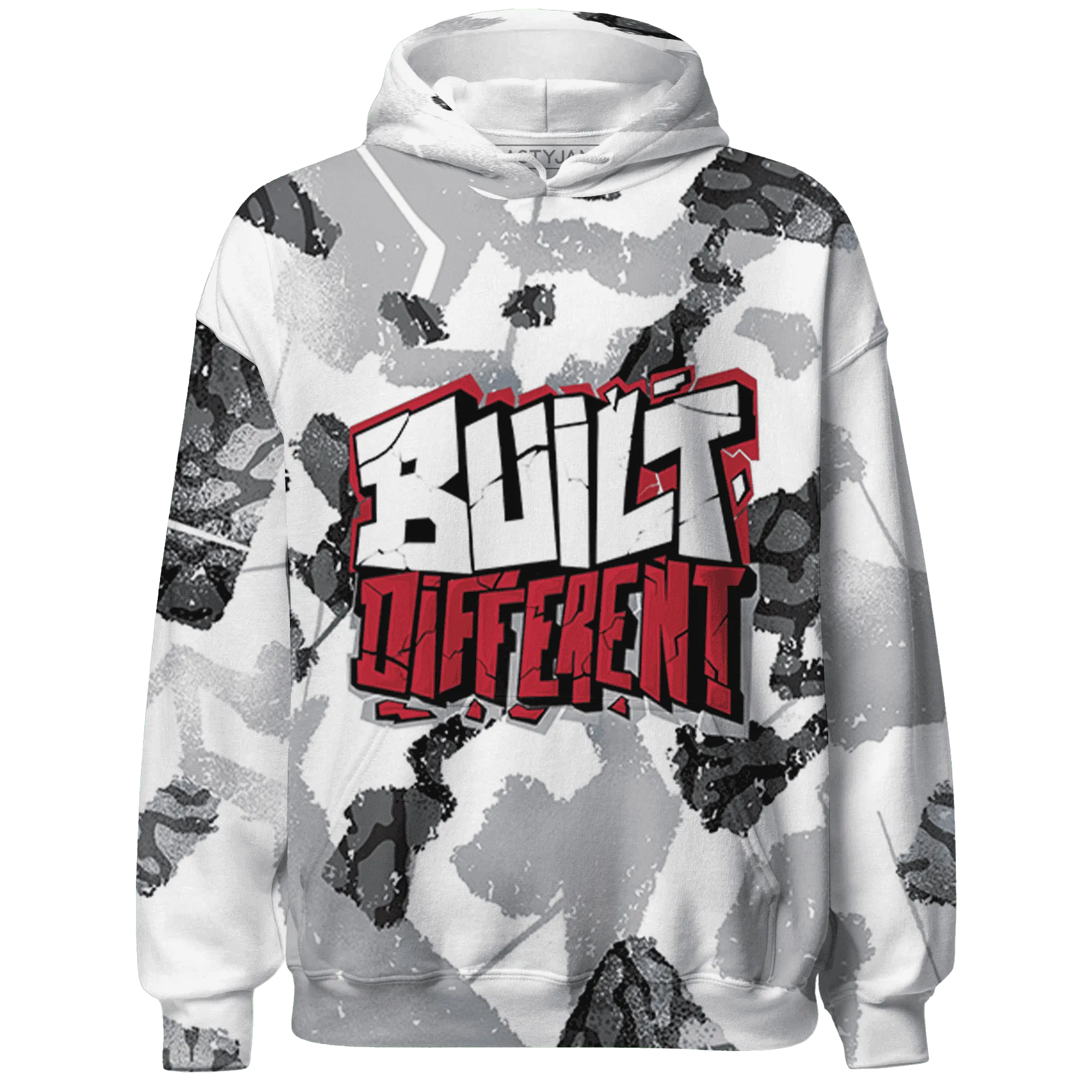 Cement-Grey-3s-Hoodie-Match-Built-Different-3D-Broken