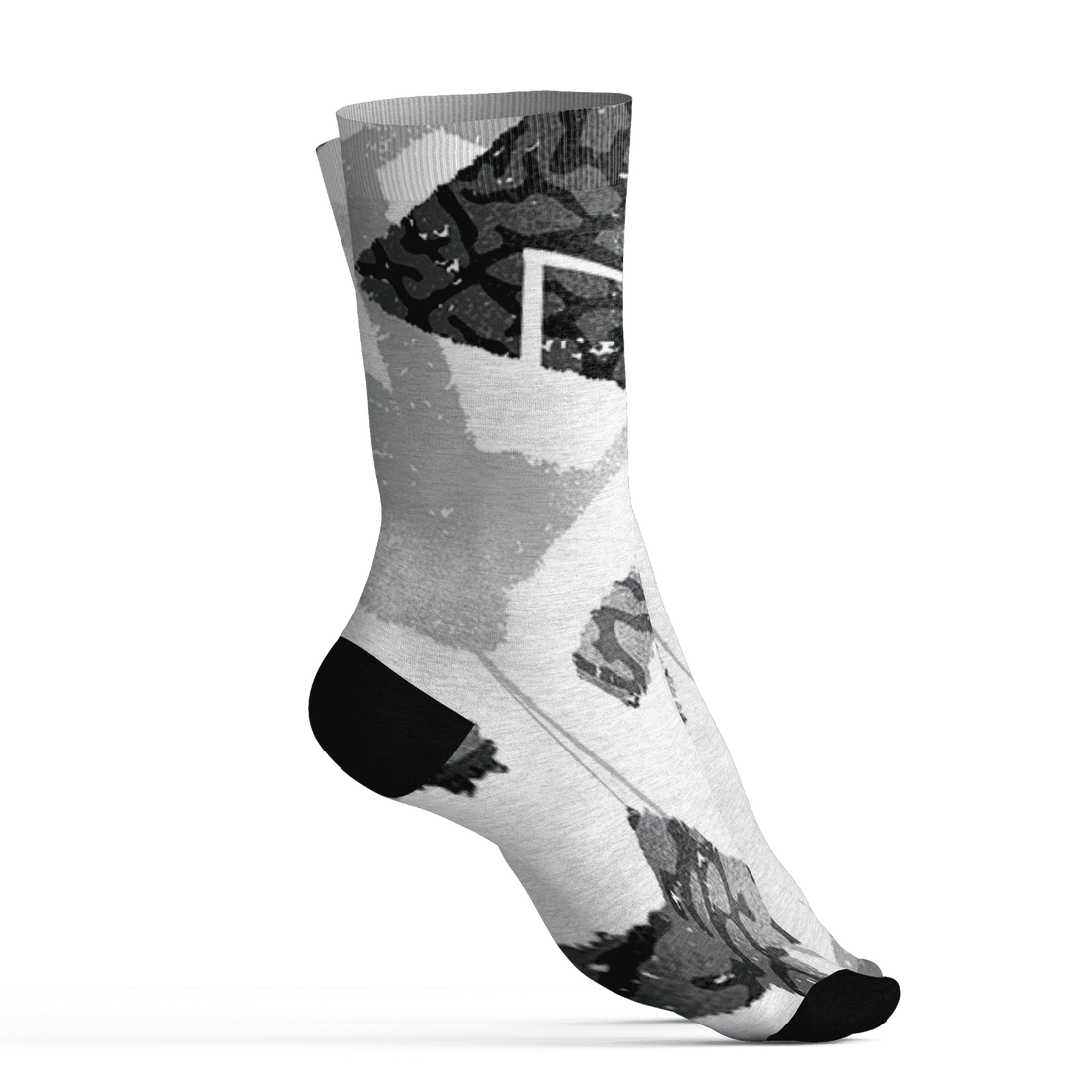 Cement-Grey-3s-Socks-Match-Built-Different-3D-Broken