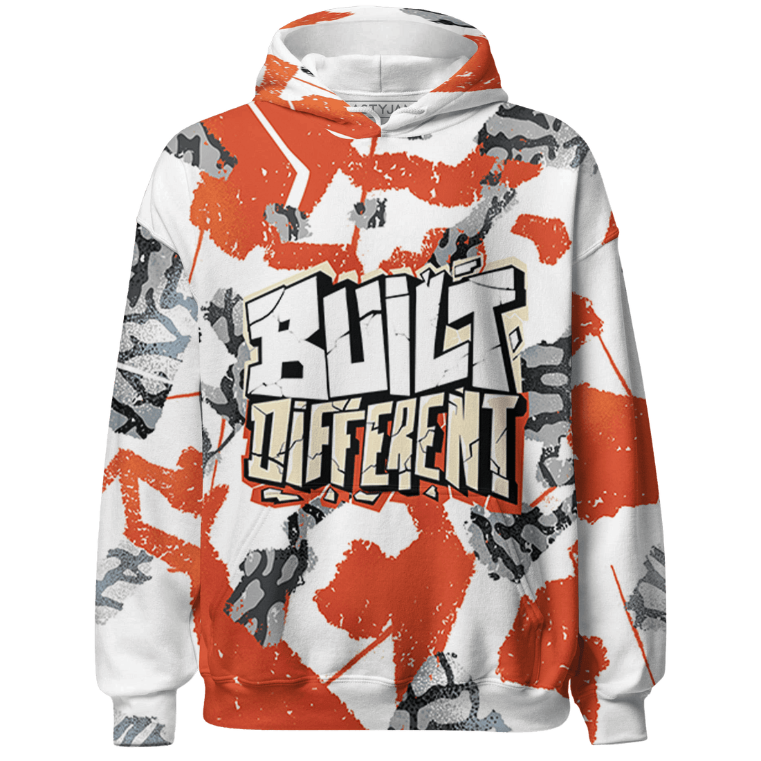 Georgia Peach 3s Sweatshirt Match Built Different 3D All-Over Print - NastyJamz