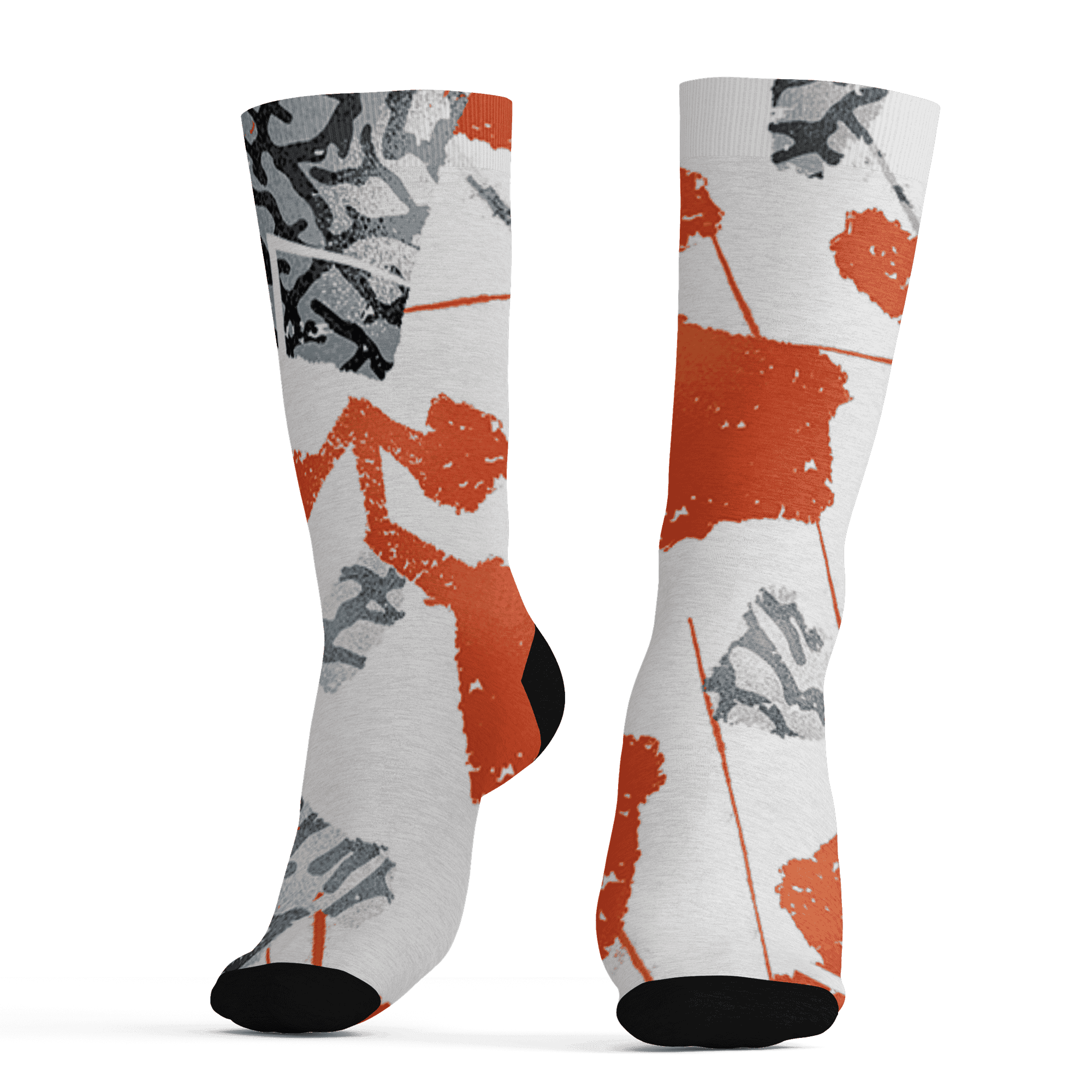 Georgia Peach 3s Socks Match Built Different 3D All-Over Print Broken - NastyJamz