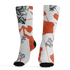 Georgia Peach 3s Socks Match Built Different 3D All-Over Print Broken - NastyJamz
