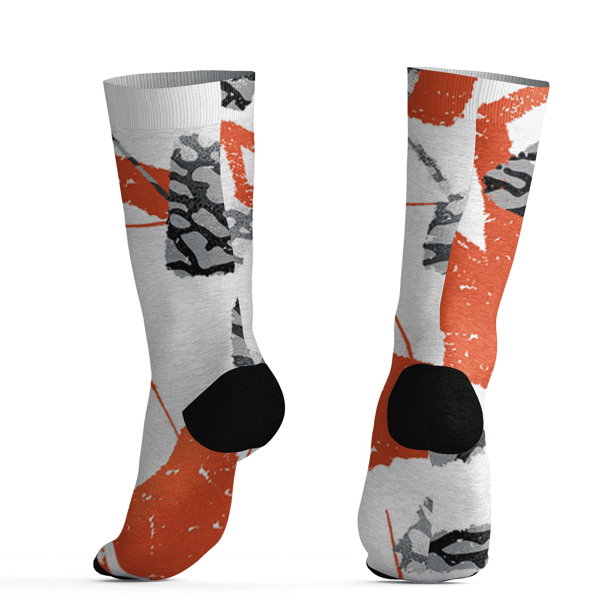 Georgia Peach 3s Socks Match Built Different 3D All-Over Print Broken - NastyJamz