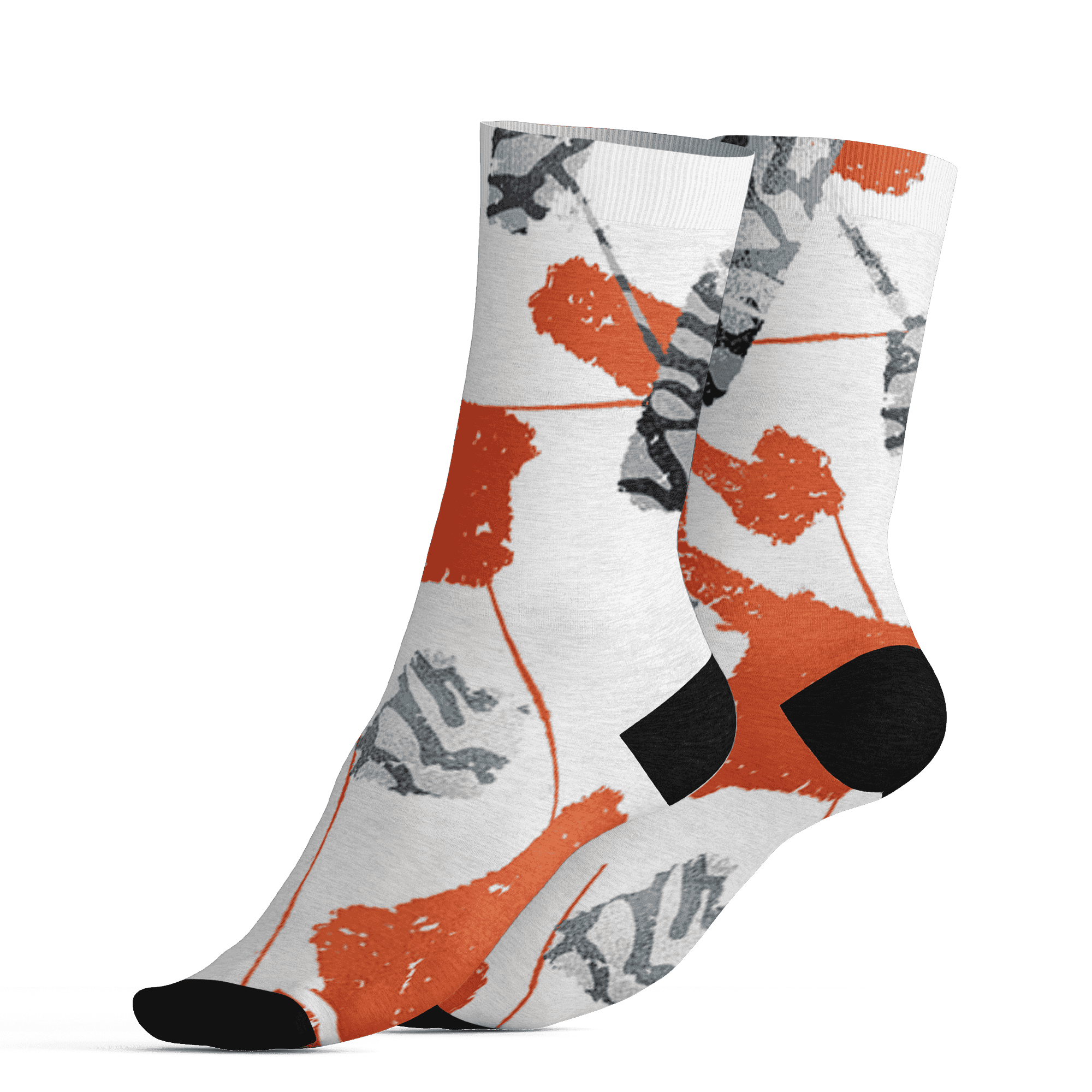 Georgia Peach 3s Socks Match Built Different 3D All-Over Print Broken - NastyJamz