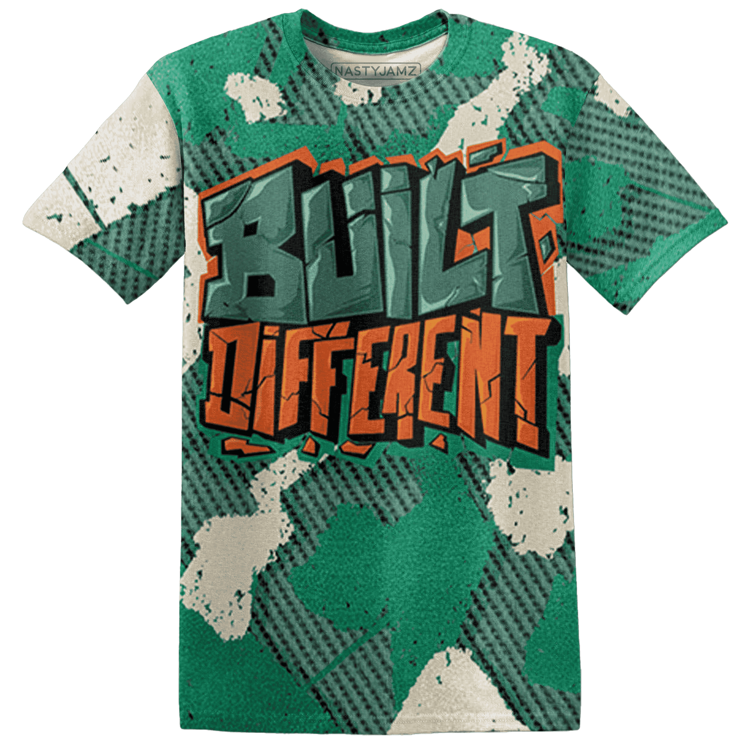 Nina CN Abney 3s T Shirt Match Built Different 3D All-Over Print Broken - NastyJamz