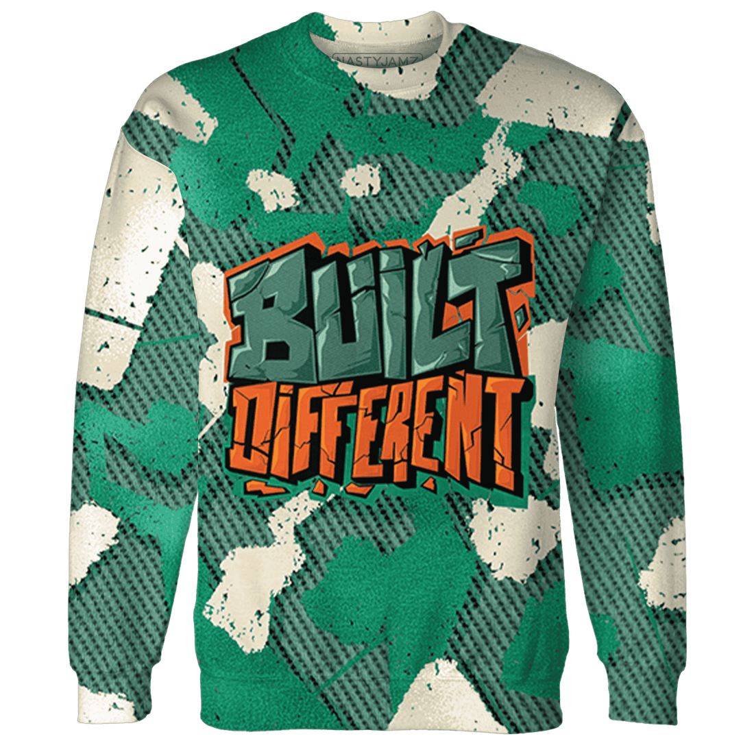 Nina CN Abney 3s Sweatshirt Match Built Different 3D All-Over Print Broken - NastyJamz