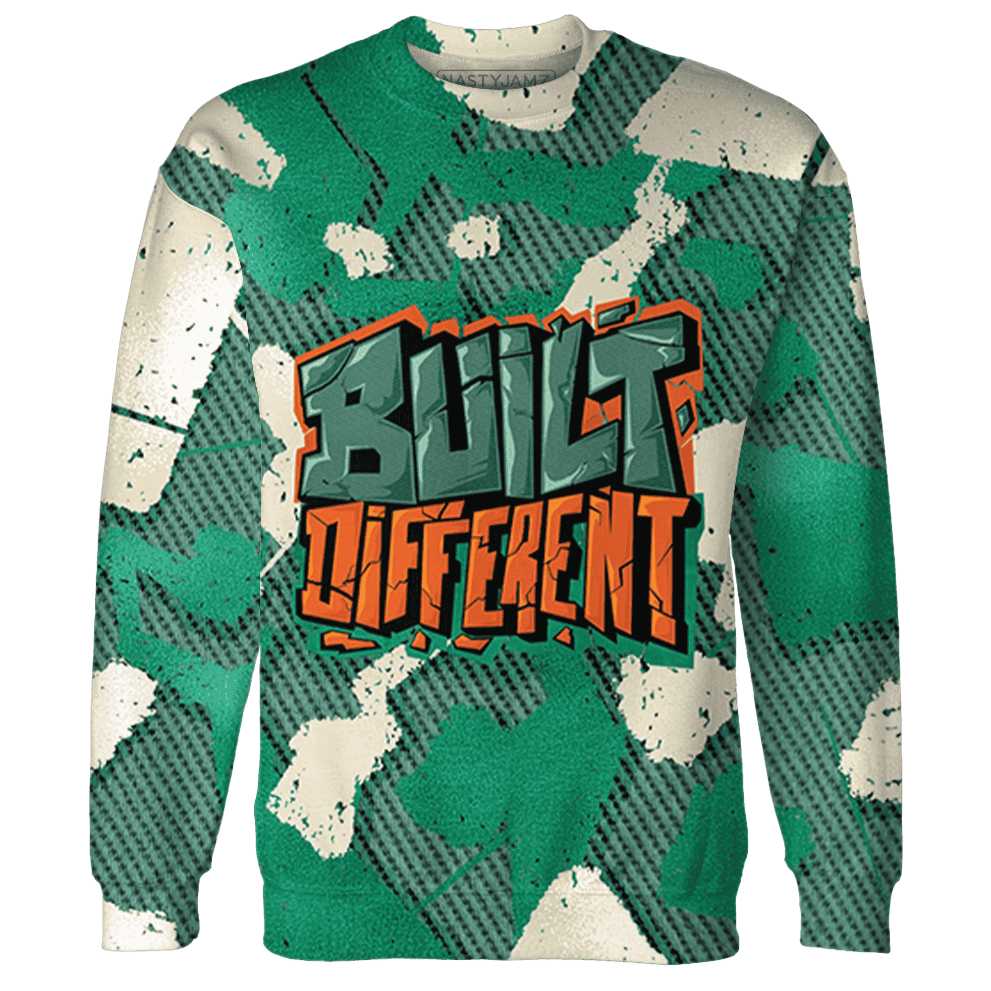 Nina CN Abney 3s Sweatshirt Match Built Different 3D All-Over Print Broken - NastyJamz