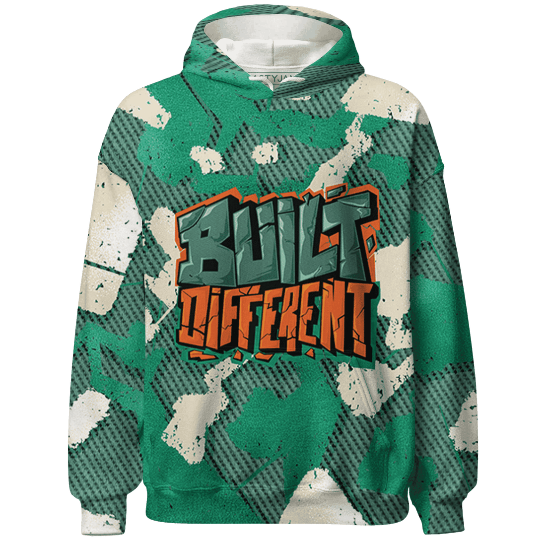 Nina CN Abney 3s Hoodie Match Built Different 3D All-Over Print Broken - NastyJamz