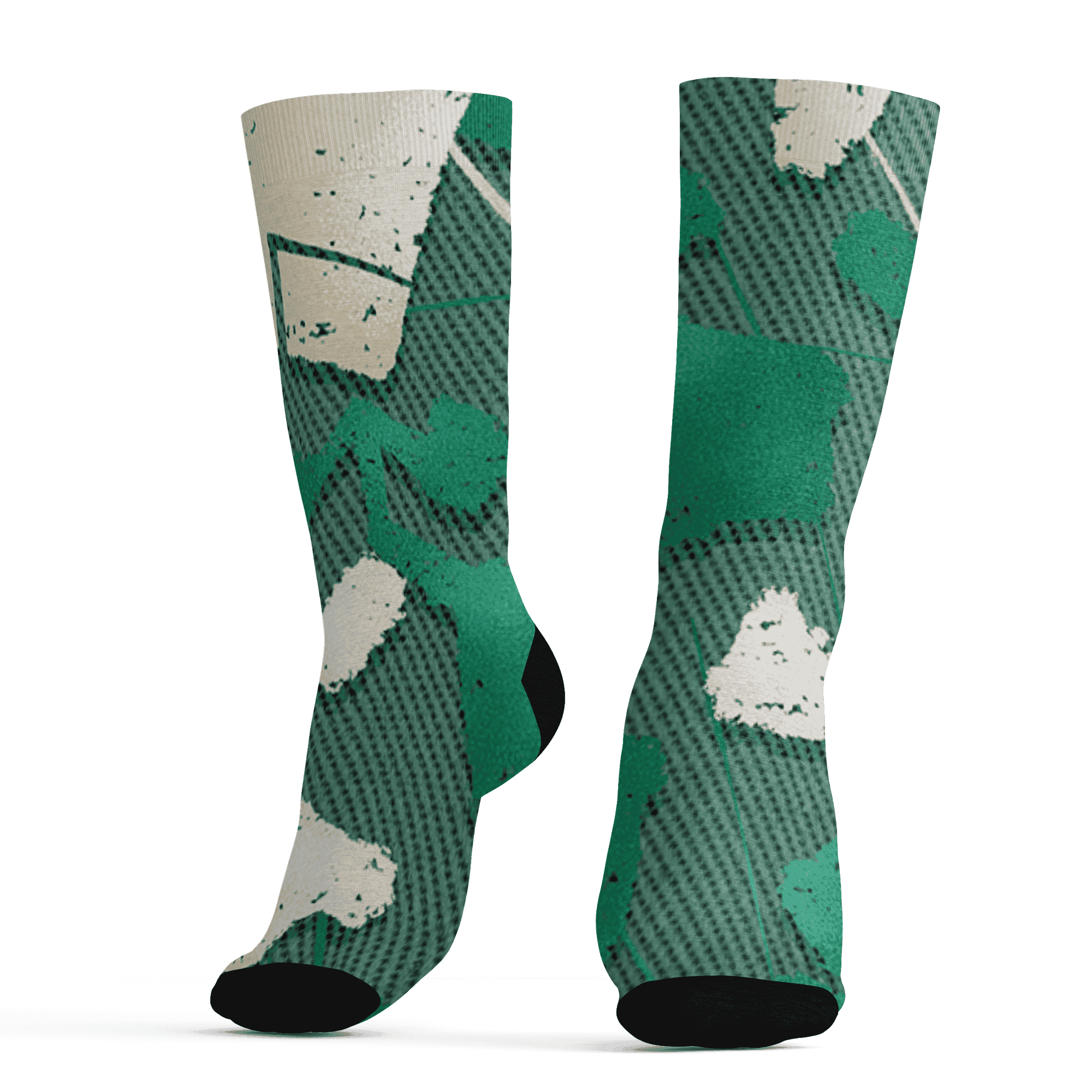 Nina CN Abney 3s Socks Match Built Different 3D All-Over Print Broken - NastyJamz